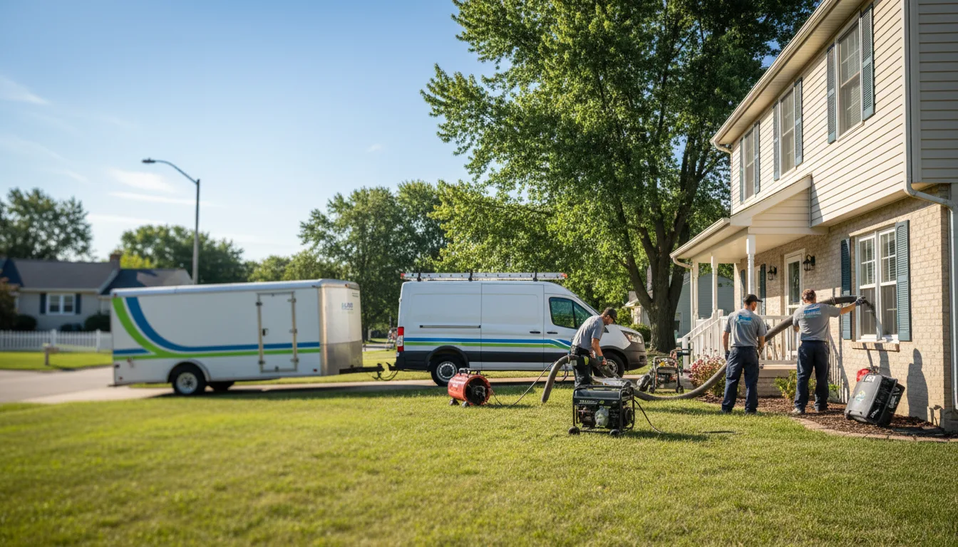 Flooded Basement Restoration And Cleanup With Repair in Bolivar, OH near me